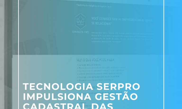 Tecnologia Serpro - gestão cadastral